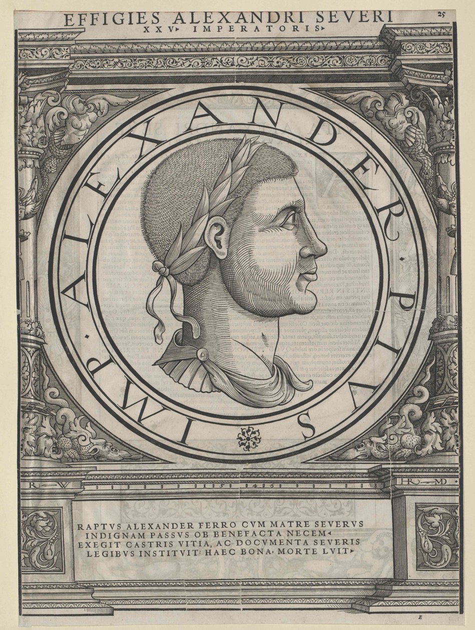 El emperador romano Severo Alejandro de Artist Unknown