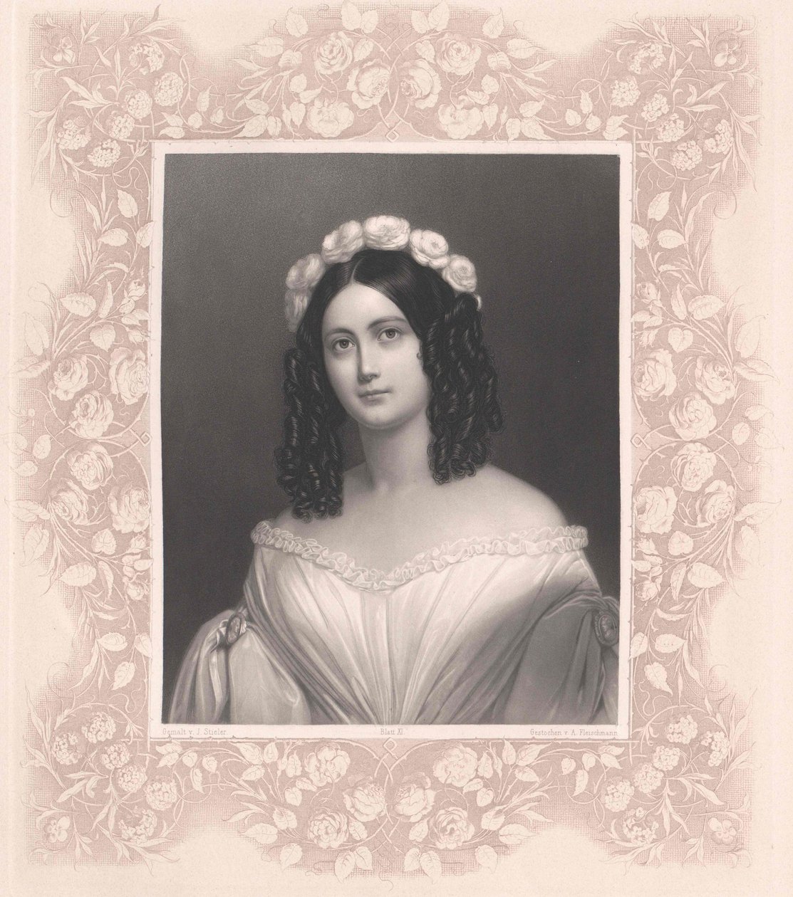 Rosalie Julie von Wuellerstorf y Urbair (impresión) de Artist Unknown