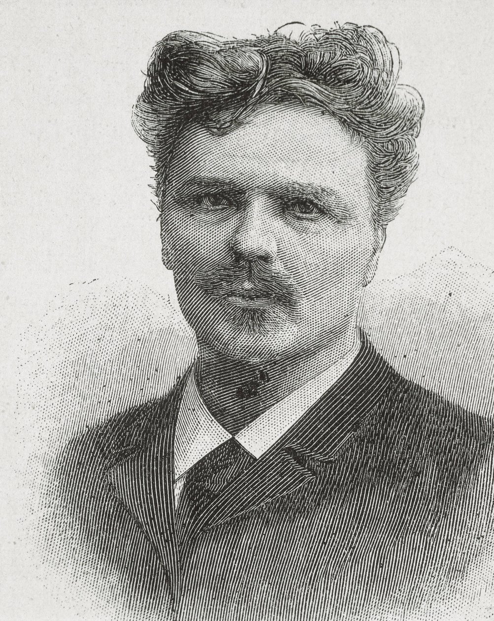 STRINDBERG, August (1849-1912). Retrato de August Strindberg. Grabado. de Artist Unknown