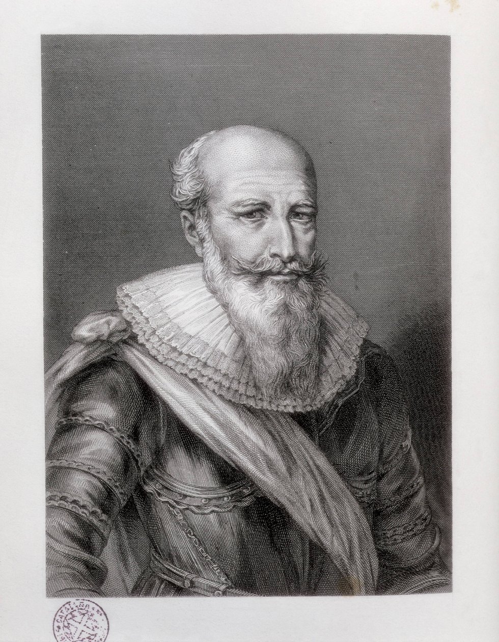 SULLY, Maximiliano de Bethune, duque de (1560-1641). Estadista inglés. Aguafuerte. ESPAÑA. CATALUÑA. Barcelona. Biblioteca de Catalunya de Artist Unknown