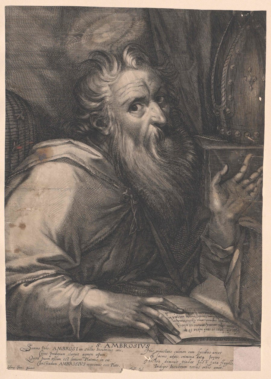 San Ambrosio de Milán de Artist Unknown