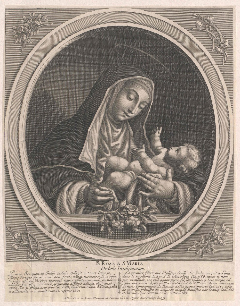 Santa Rosa de Lima de Artist Unknown