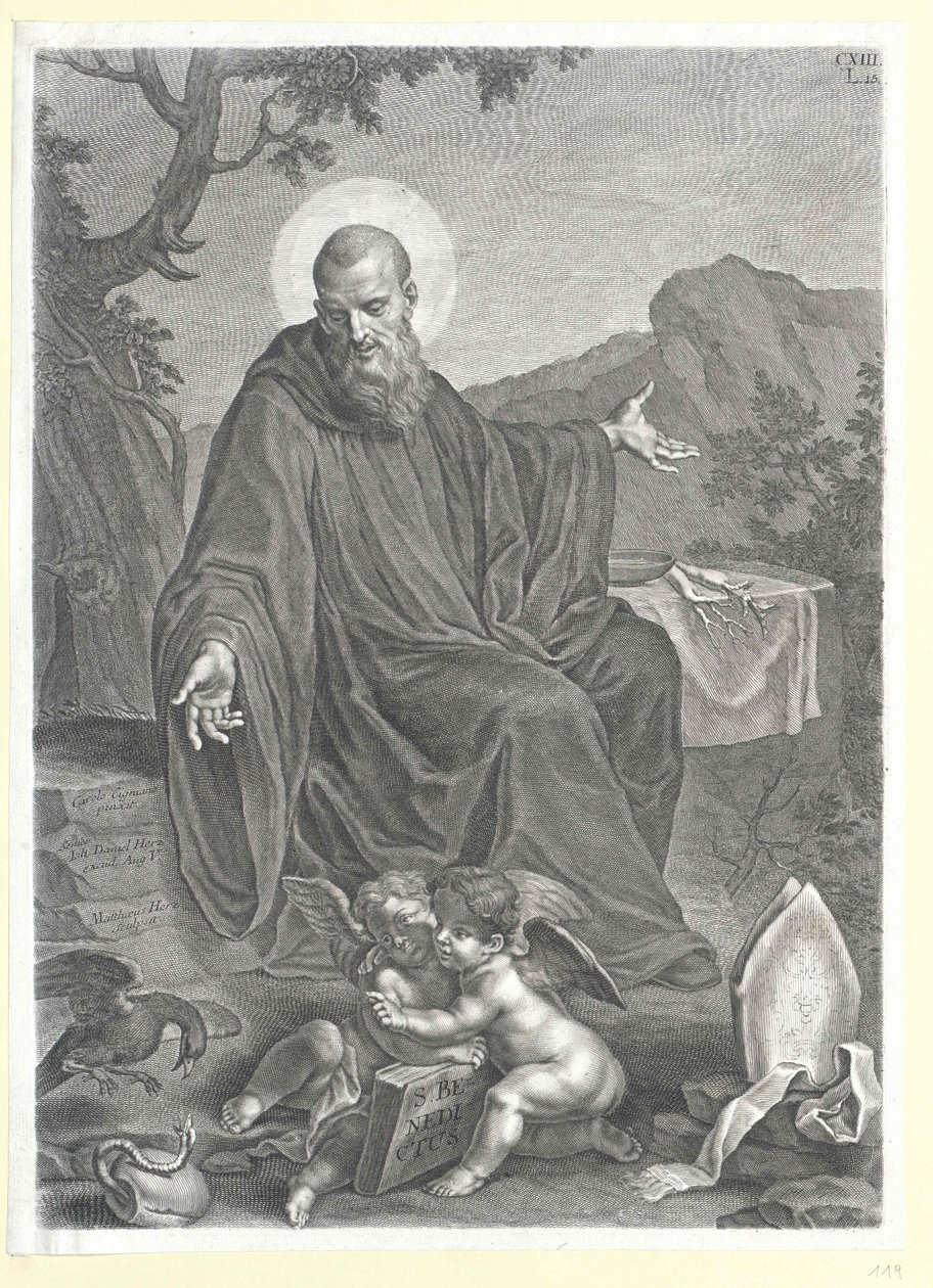San Benito de Nursia de Artist Unknown