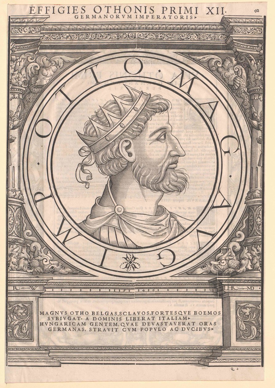 El gran emperador Otón I de Artist Unknown