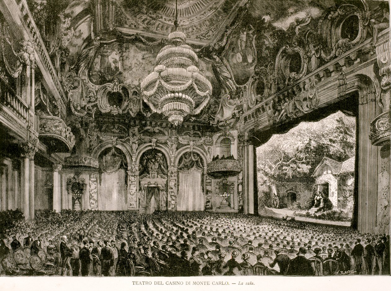Teatro del Casino de Montecarlo de Artist Unknown
