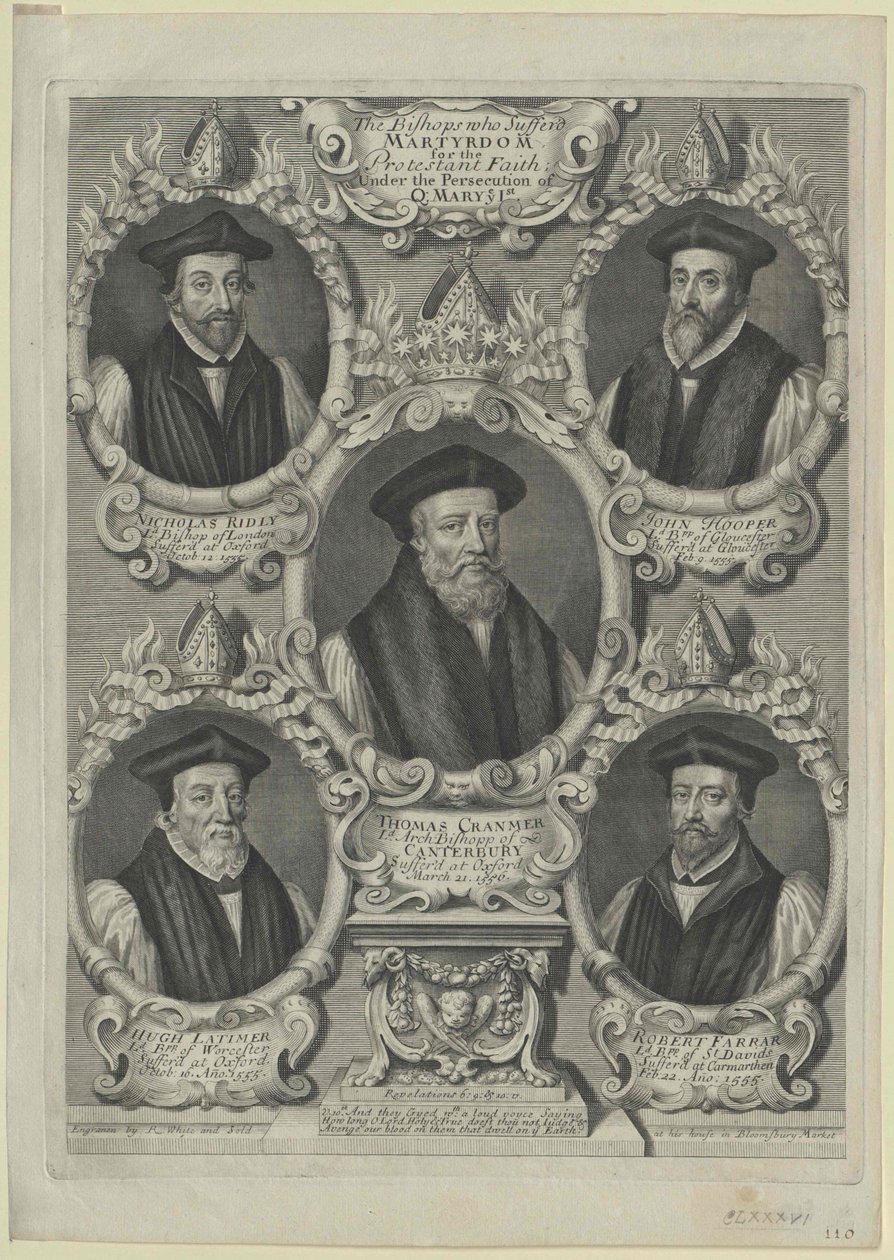 Thomas Cranmer (imprimir) de Artist Unknown