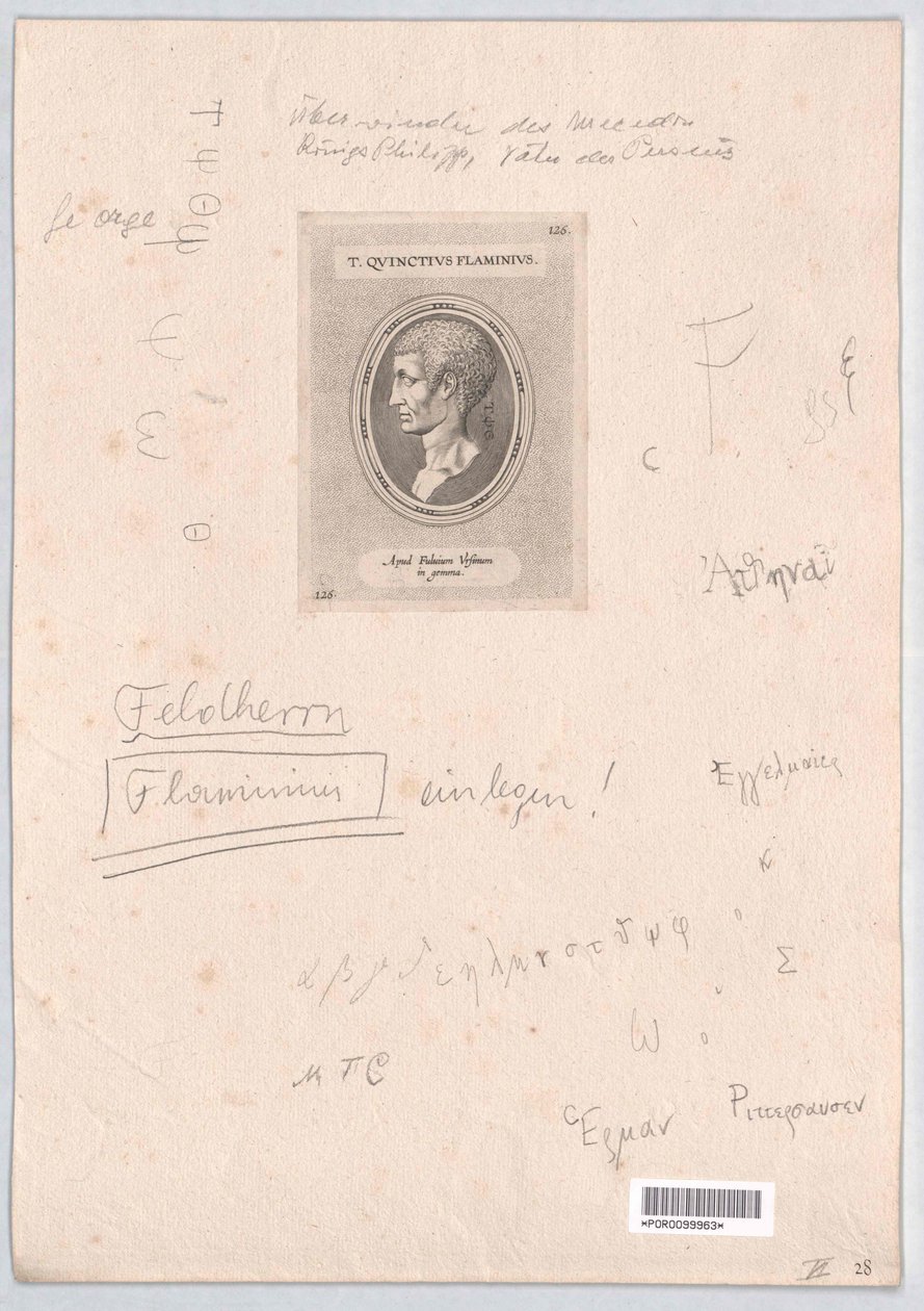 Tito Quinctio Flaminio (impresión) de Artist Unknown