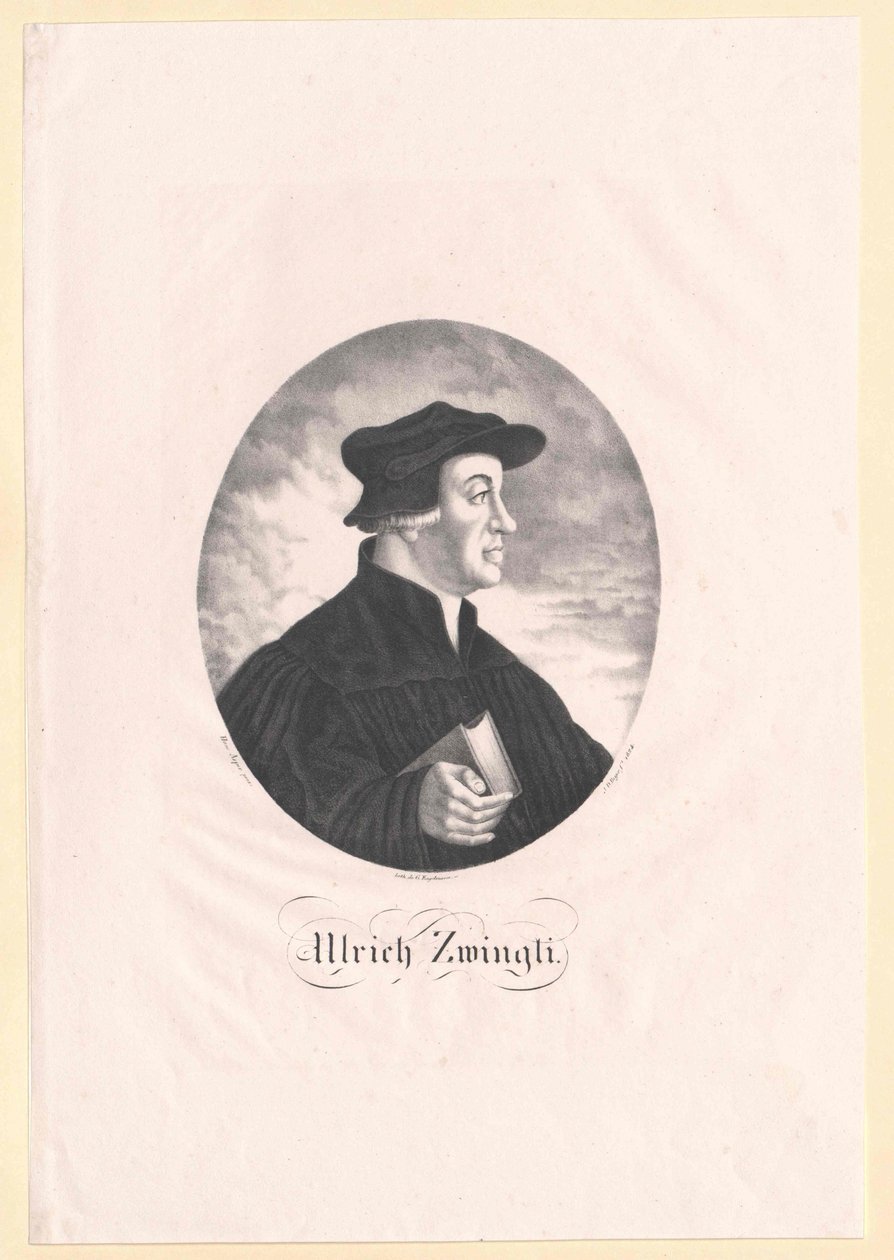 Ulrico Zwinglio de Artist Unknown