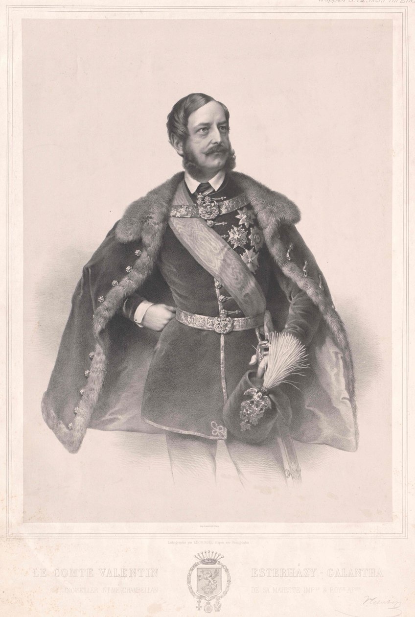 Valentín conde barón de Galantha Esterhazy de Artist Unknown
