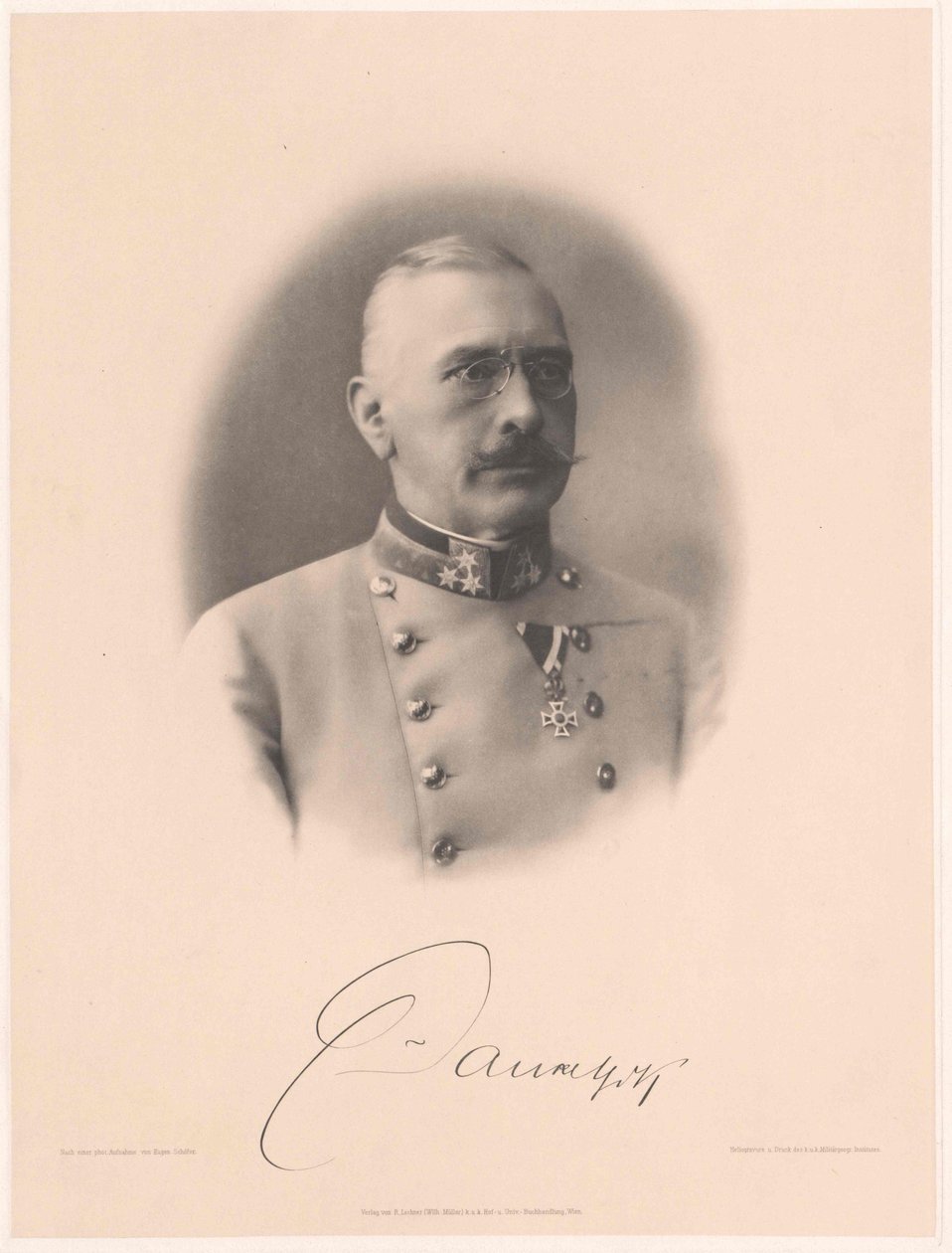 Viktor count Dankl von Krasnik (imprimir) de Artist Unknown