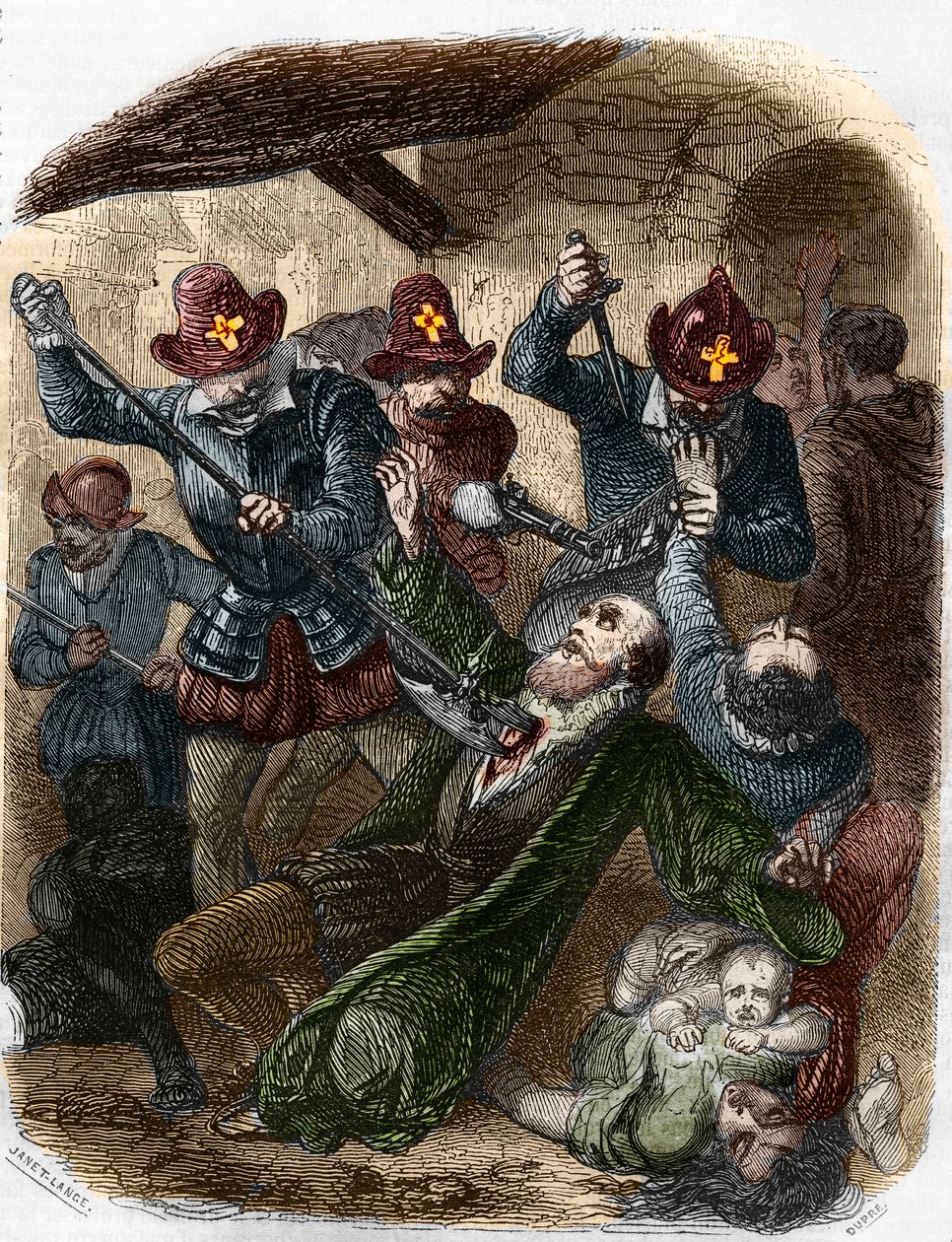 Guerras de religión. Masacre de San Bartolomé, 24 de agosto de Artist Unknown