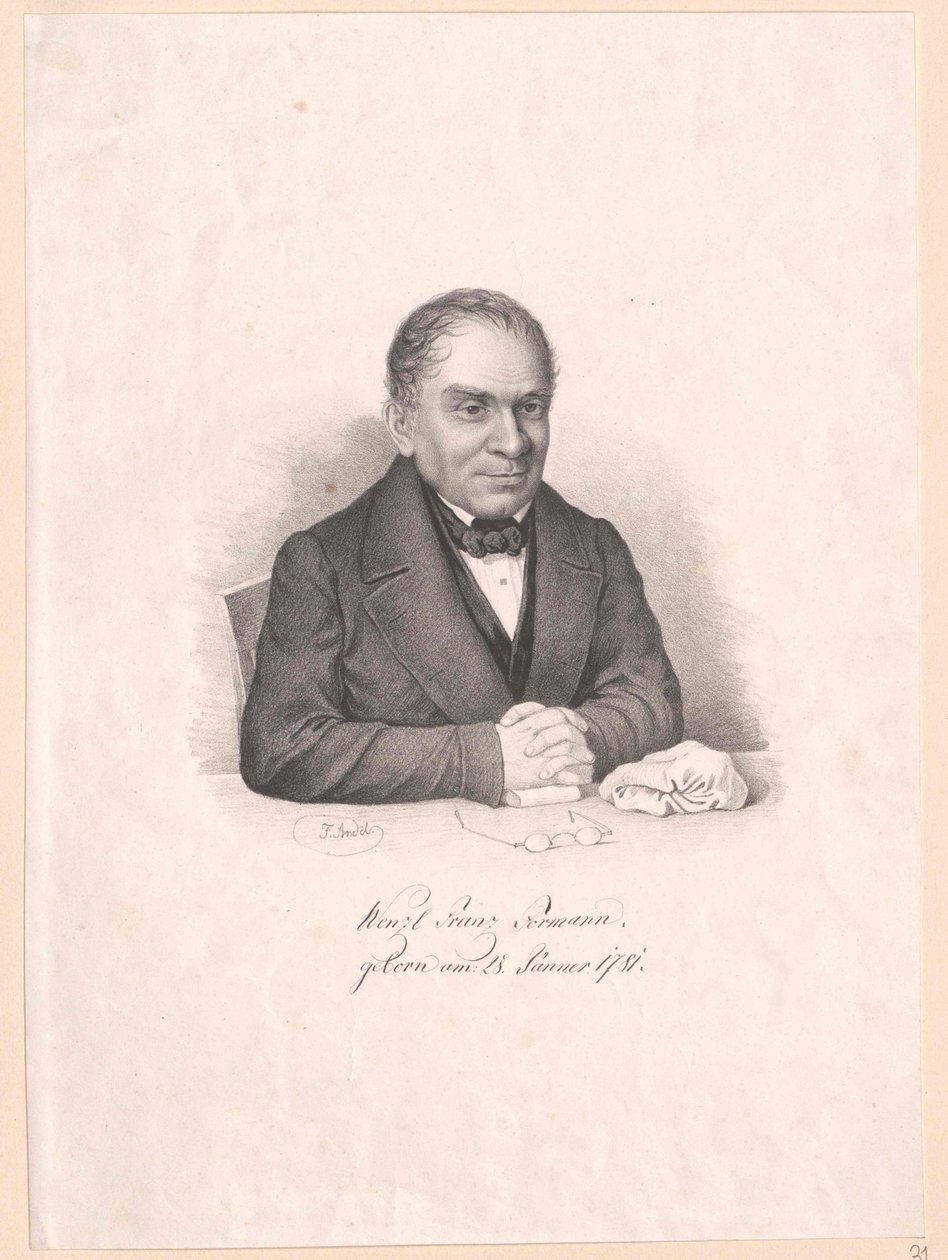 Wenzel Franz Formann (imprimir) de Artist Unknown