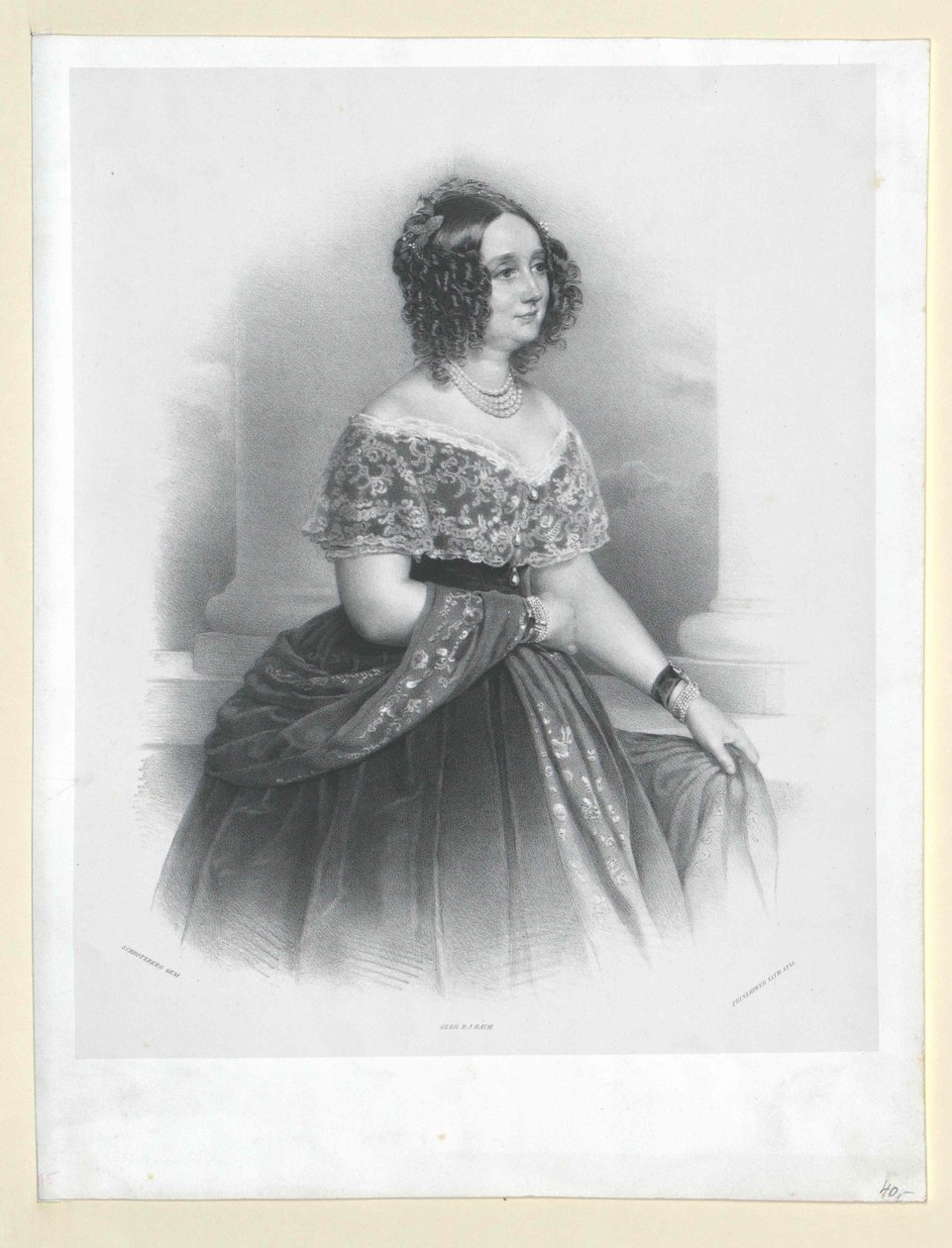 Wilhelmine condesa Colloredo-Mannsfeld de Artist Unknown