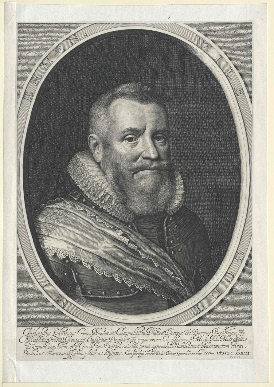 Guillermo Luis Conde de Nassau-Dillenburg de Artist Unknown