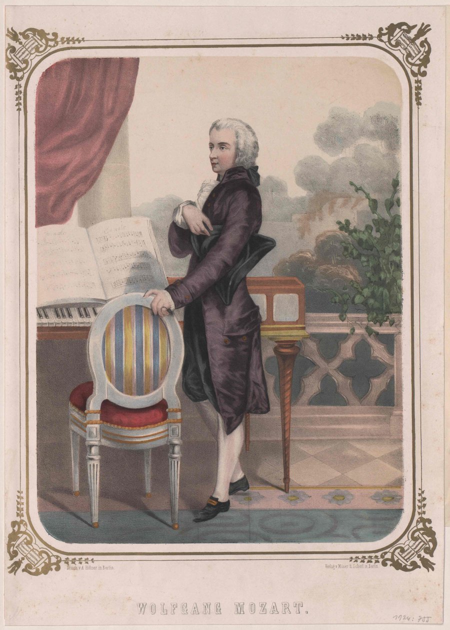 Wolfgang Amadeus Mozart de Artist Unknown