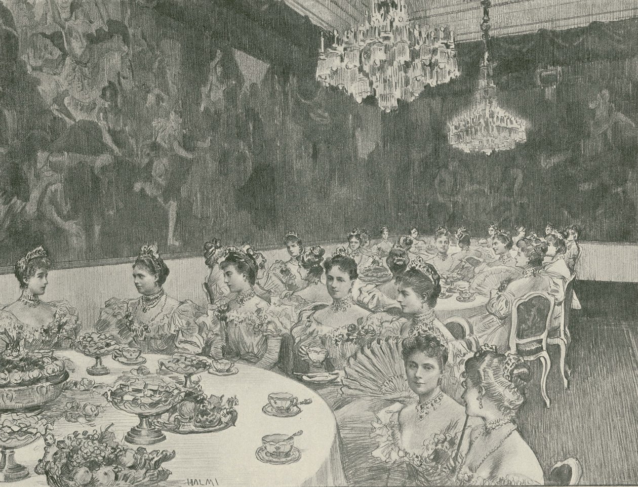 Baile de la corte de Artúr Lajos Halmi