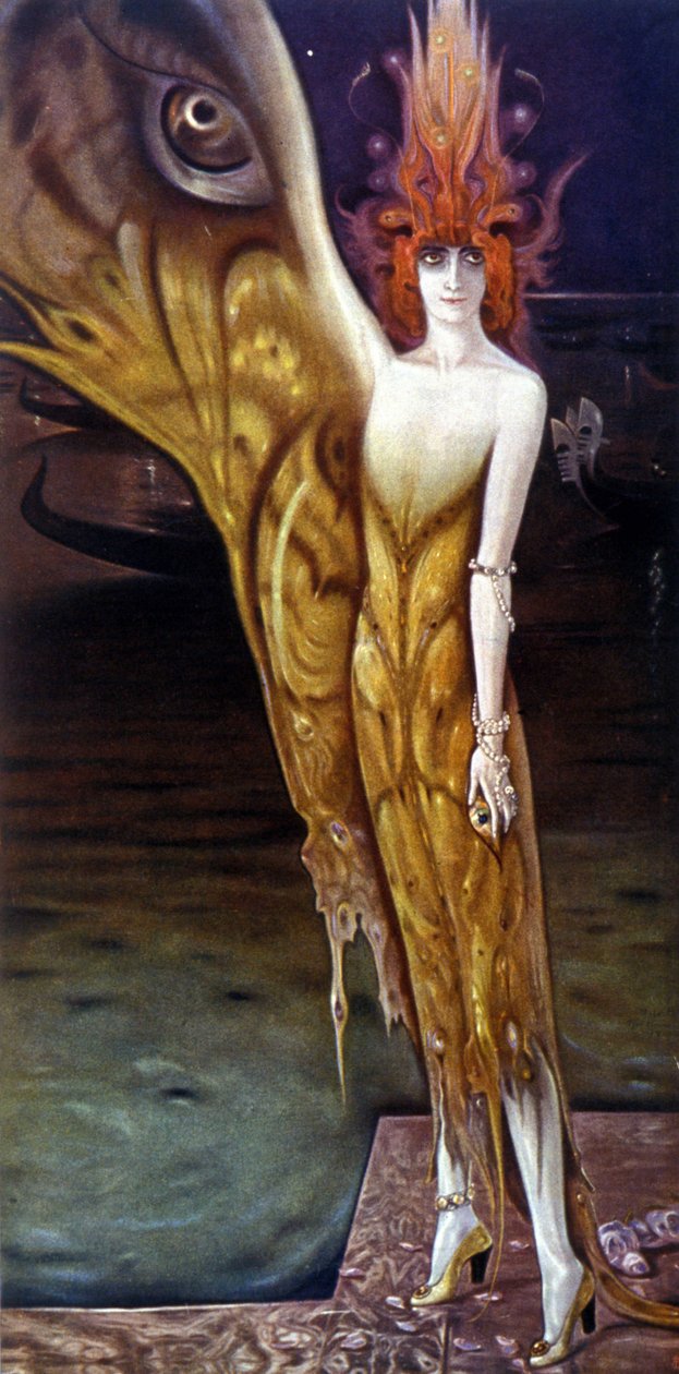 Retrato de la marquesa Luisa Casati (1881-1957), realizado por Arturo Martini (1885-1947) en 1912. de Arturo Martini