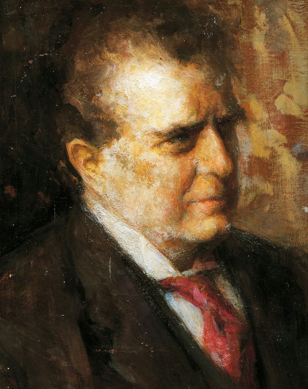 Retrato de Pietro Mascagni de Arturo Rietti