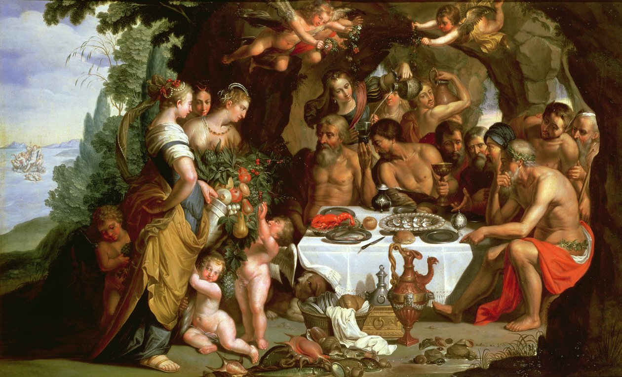 La Fiesta de Aqueloo, 1625-29 de Artus Wollfort