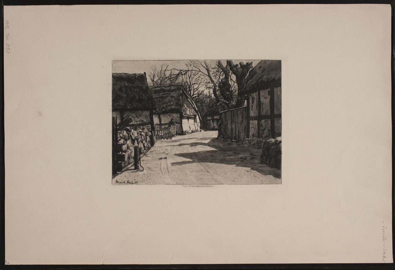 Una calle de pueblo de Arvid Aae