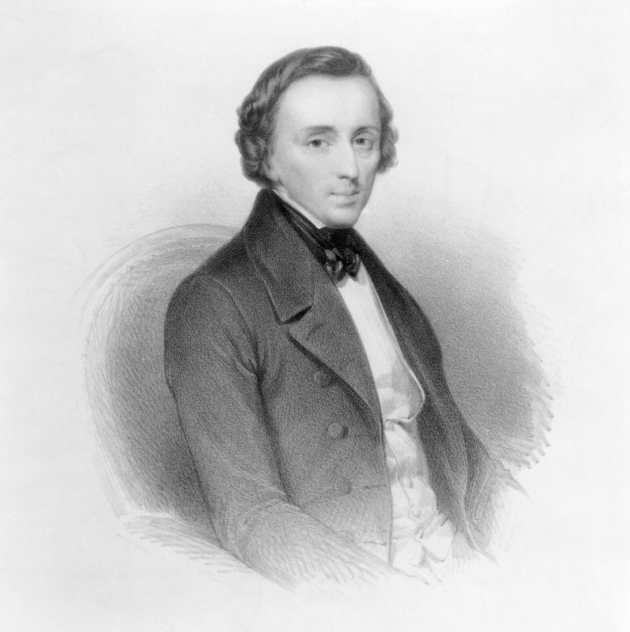 Retrato de Frederic Chopin (1810-49) compositor y pianista polaco de Ary Scheffer