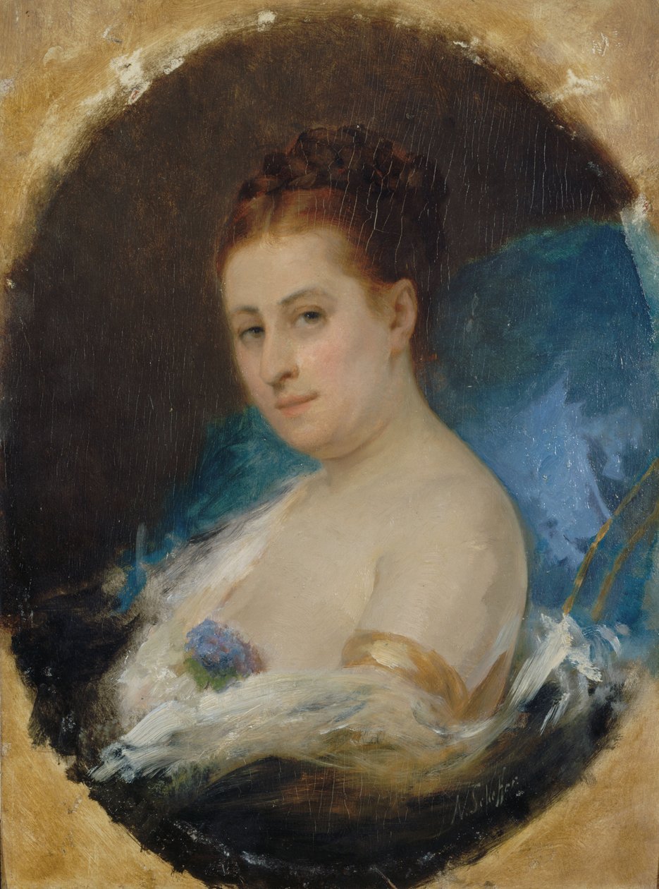 Retrato de la actriz Adelaide Ristori 1822-1906, ca. 1857 de Ary Arnold Scheffer