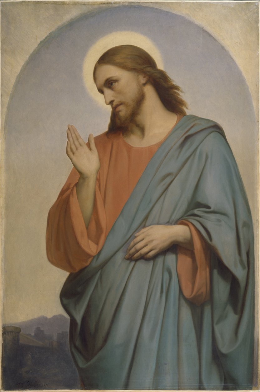 Cristo llorando por Jerusalén de Ary Scheffer
