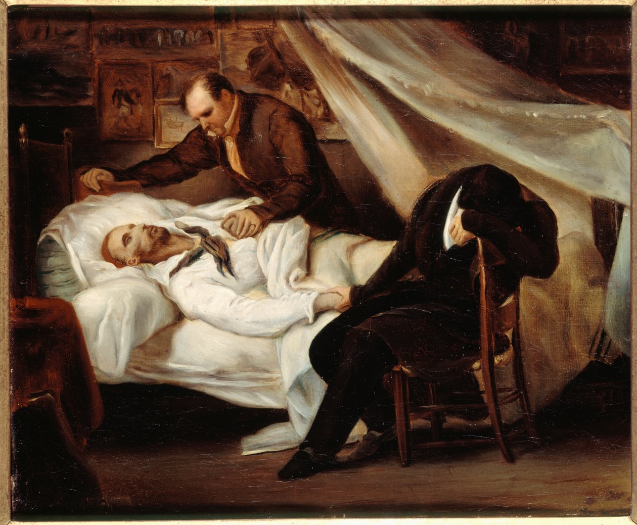 La muerte de Géricault de Ary Scheffer