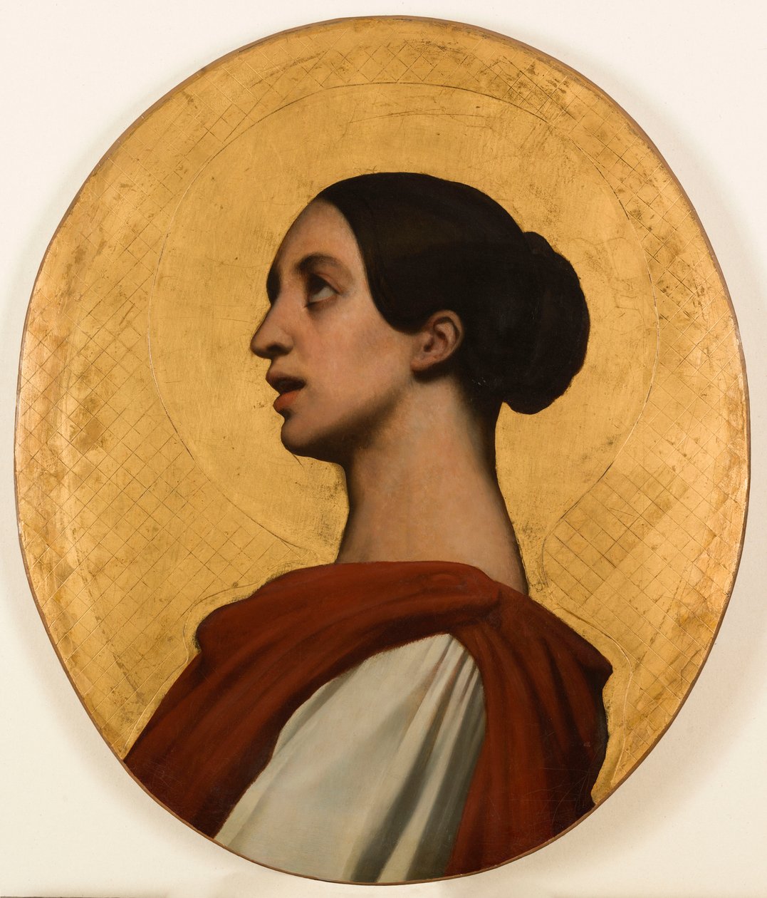 Retrato de Pauline Viardot como Santa Cecilia de Ary Scheffer