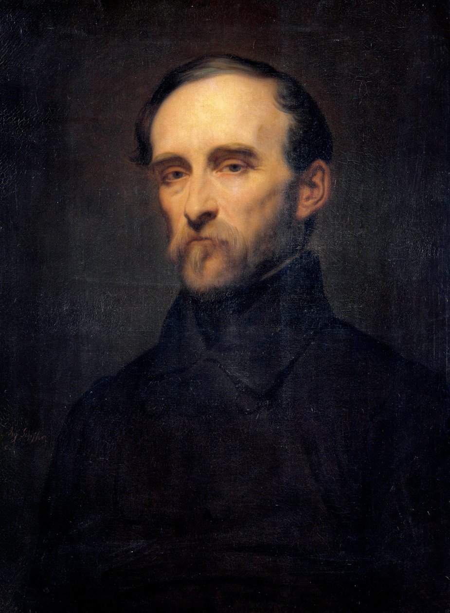 Retrato de Eugène Cavaignac (1802-1857) Gobernador General de Argelia de Ary Scheffer