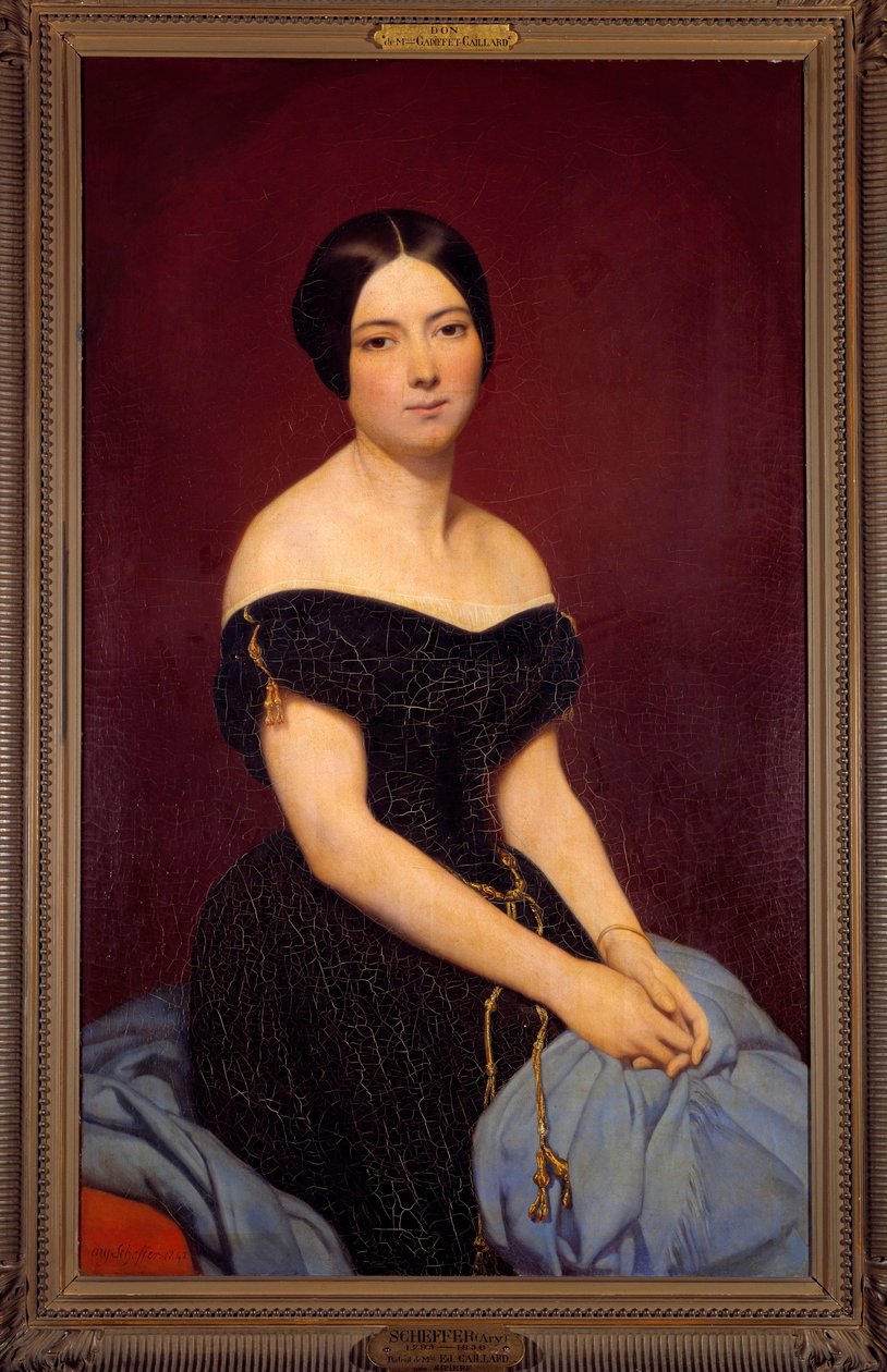 Retrato de Madame Edmond Caillard née Sipierre de Ary Scheffer