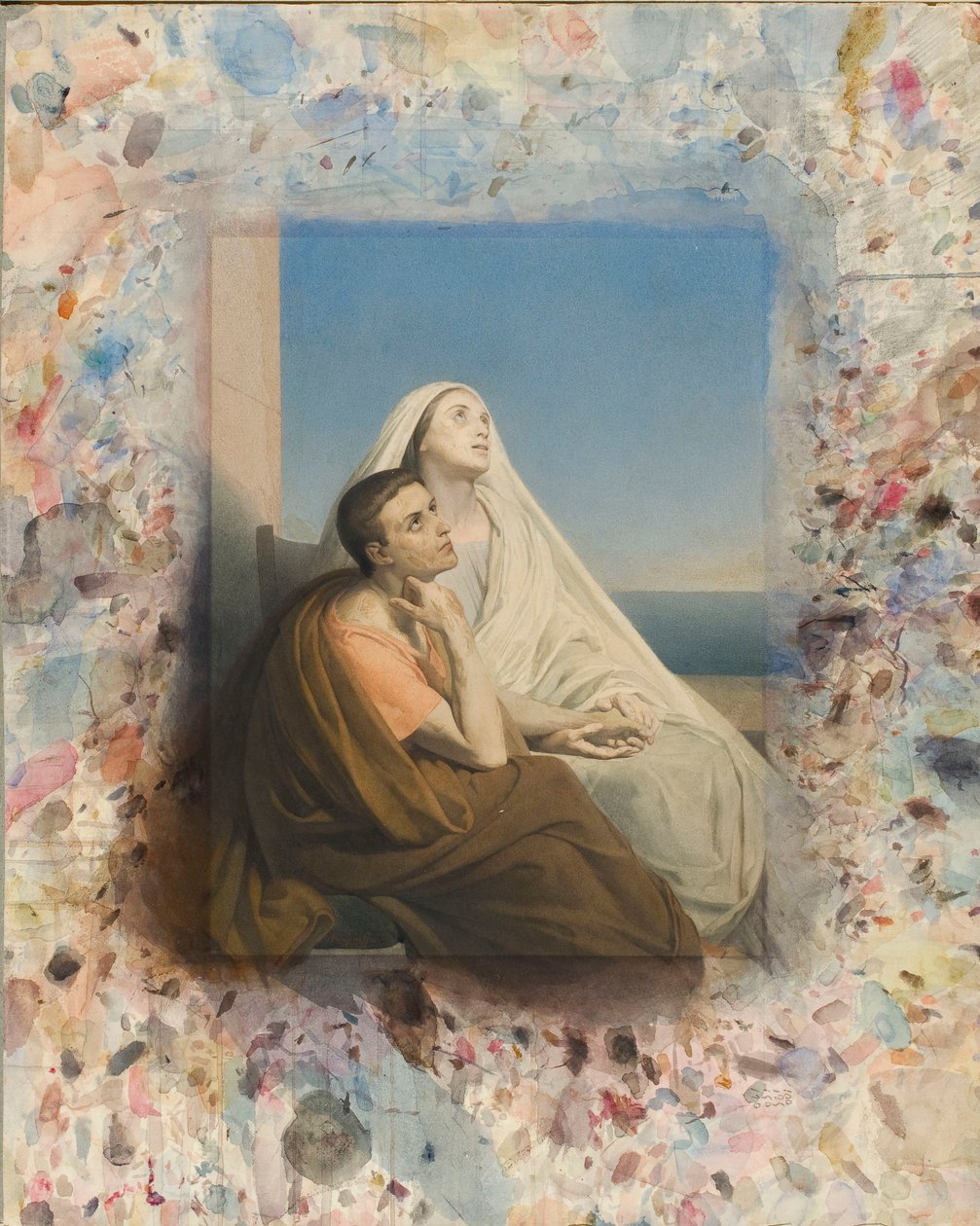 San Agustín y Santa Mónica de Ary Scheffer
