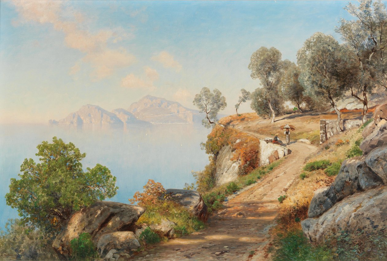 Alemán: View of Capri de Ascan Lutteroth