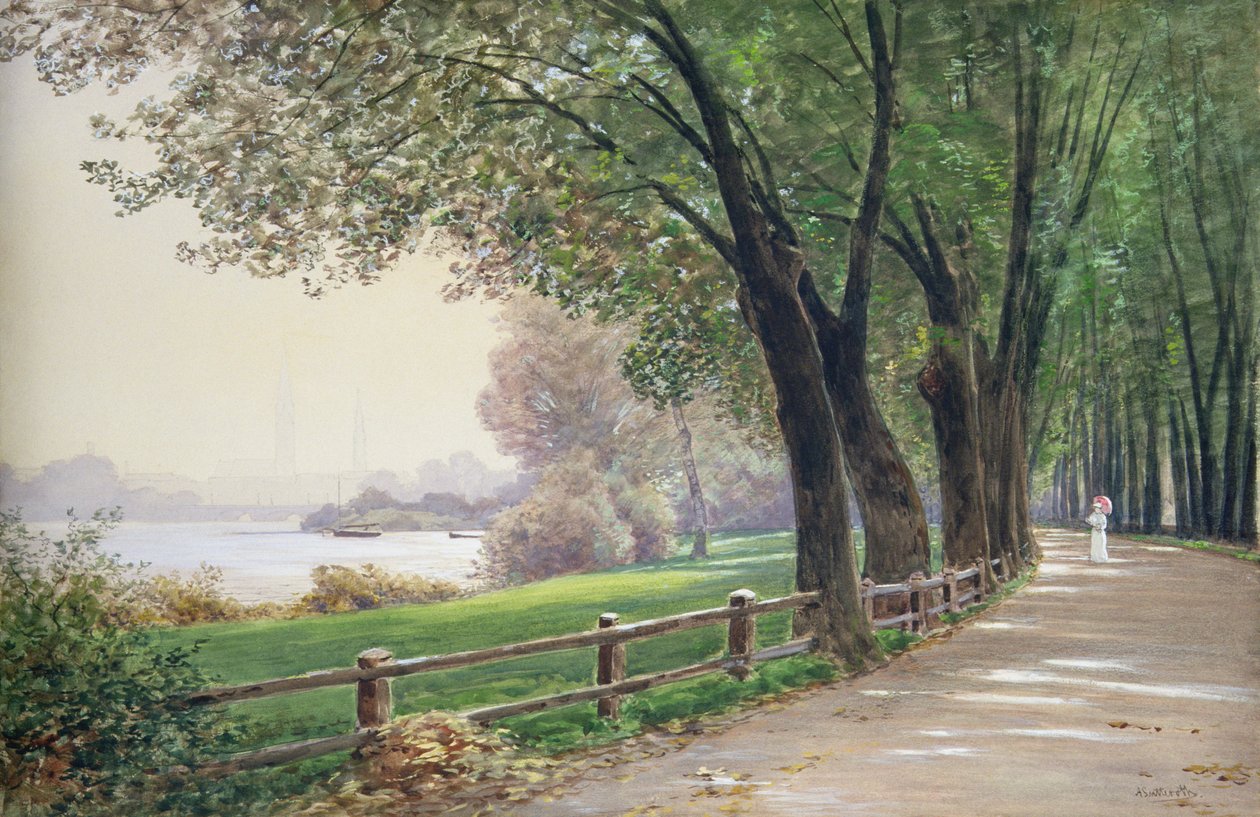 El Fontenay en Hamburgo de Ascan Lutteroth
