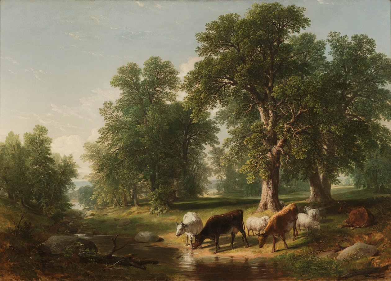 Una tarde de verano de Asher Brown Durand