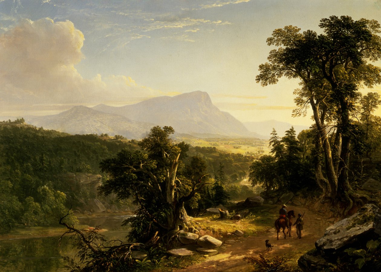 Paisaje-Composición: En los Catskills, 1848 de Asher Brown Durand