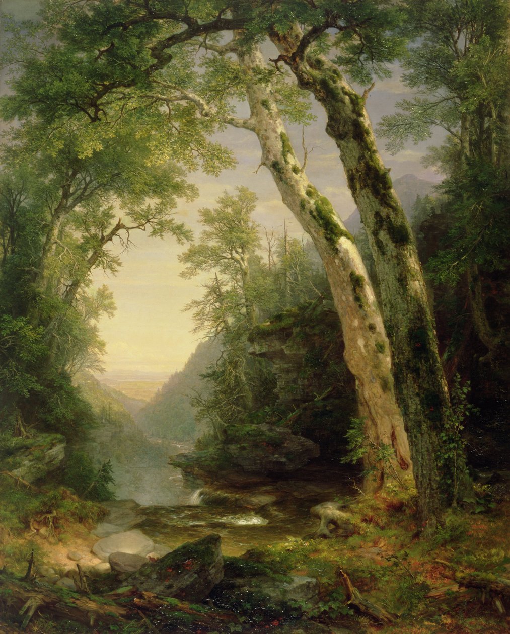 Las montañas Catskill, 1859 de Asher Brown Durand