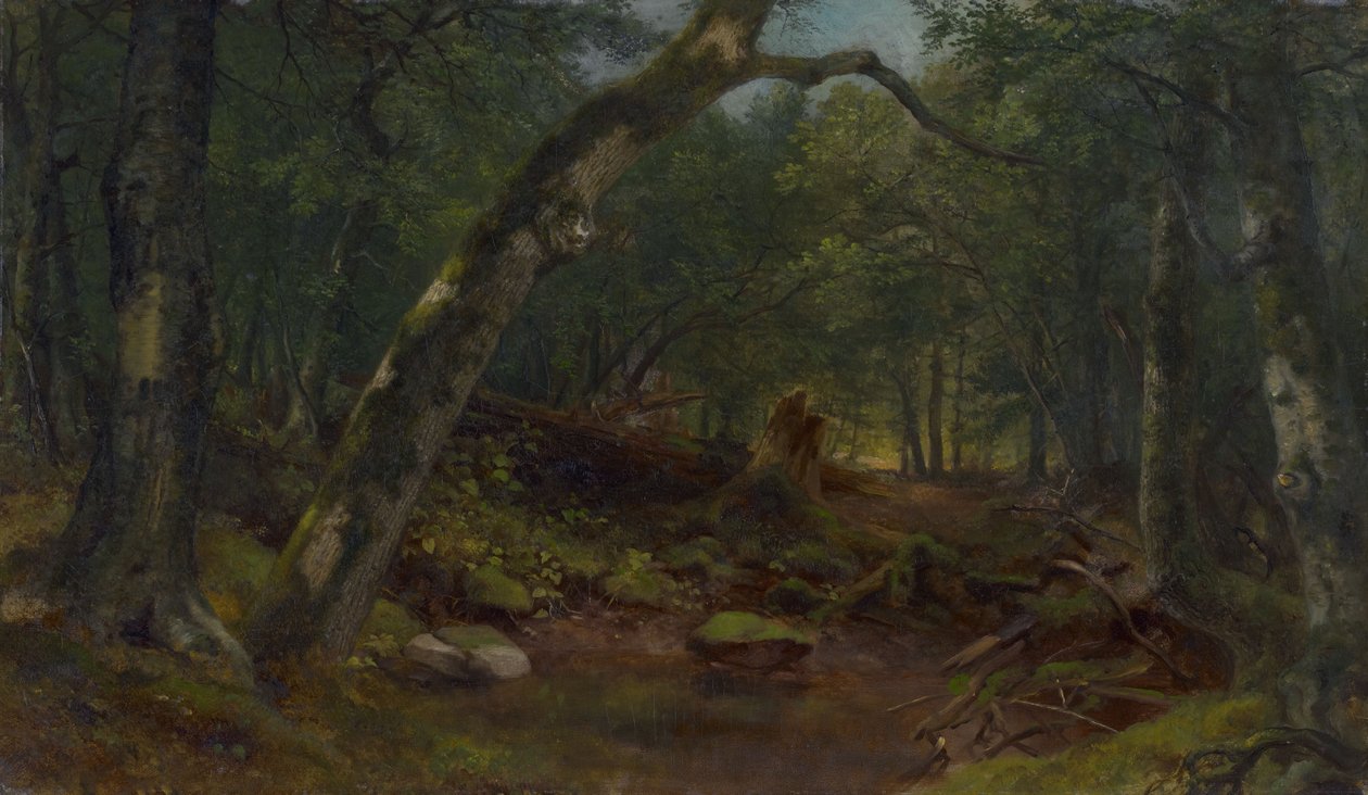 La calle de los artistas tras un chaparrón de Asher Brown Durand