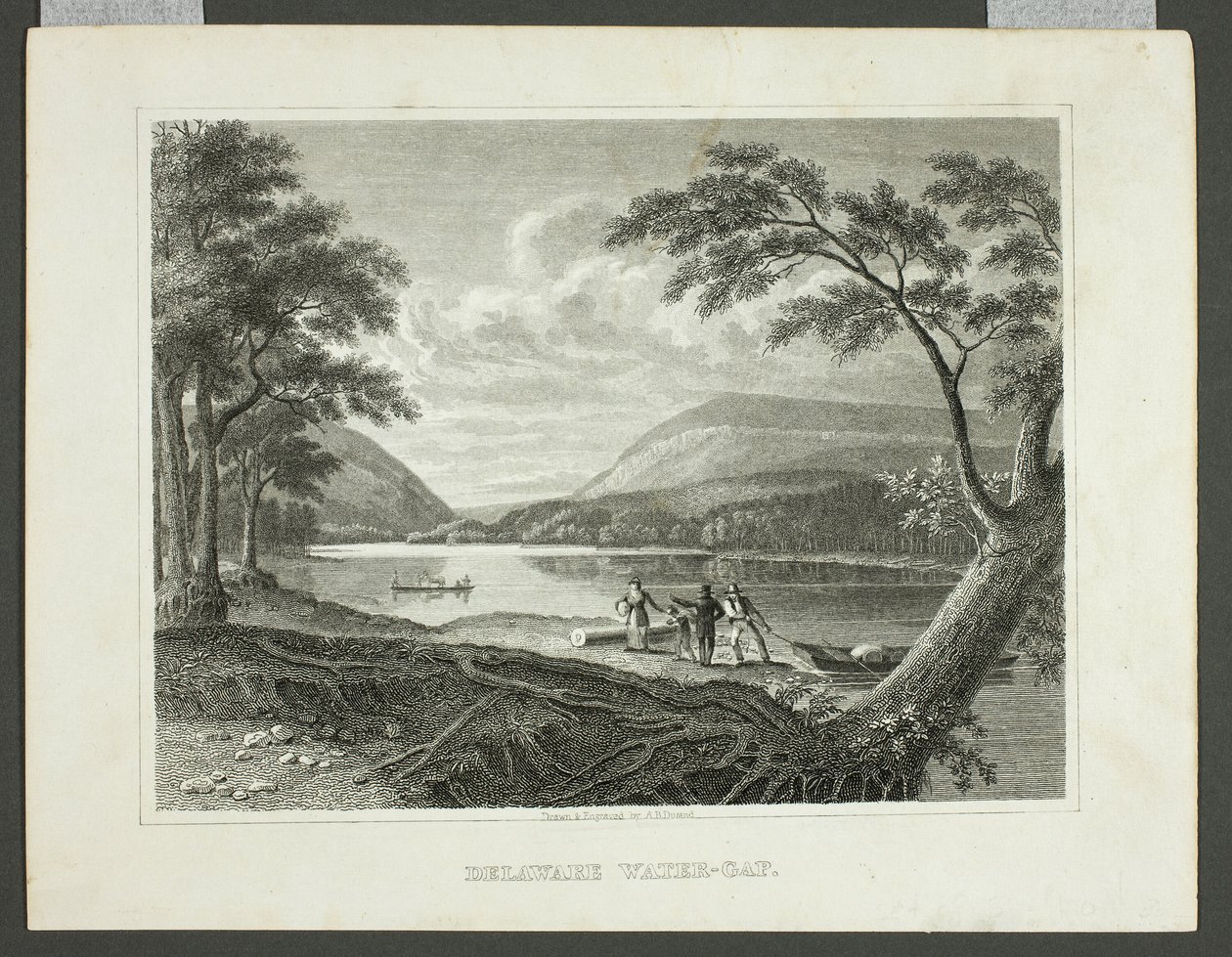 Delaware Water Gap de Asher Brown Durand
