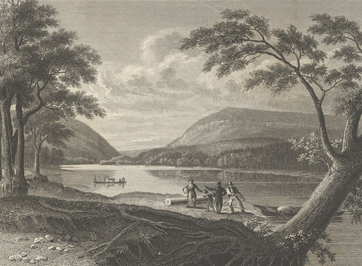 Delaware Water Gap, 1830 de Asher Brown Durand