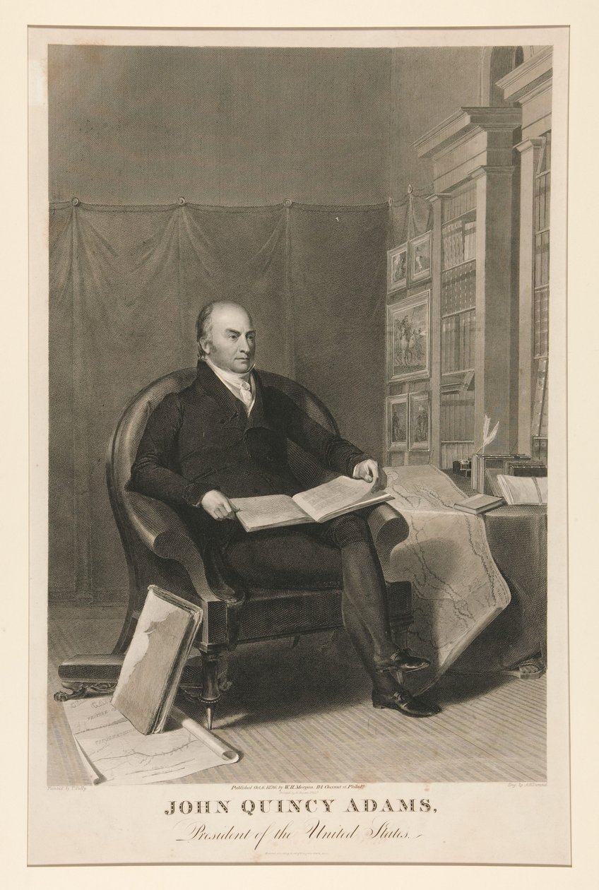 John Quincy Adams, presidente de los Estados Unidos de Asher Brown Durand