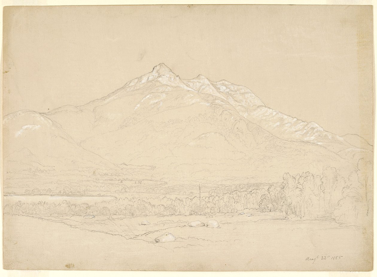 Monte Chocorua, New Hampshire, 1855 de Asher Brown Durand