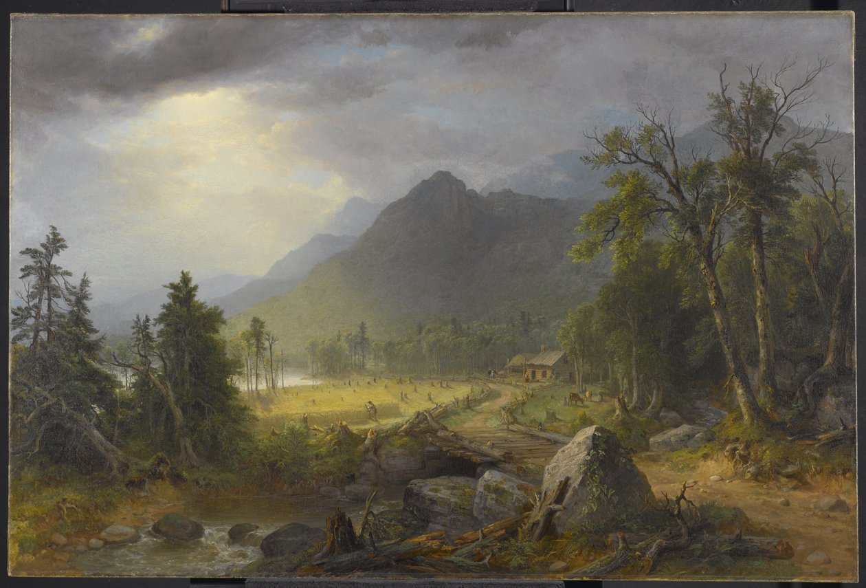 La primera cosecha en el desierto de Asher Brown Durand