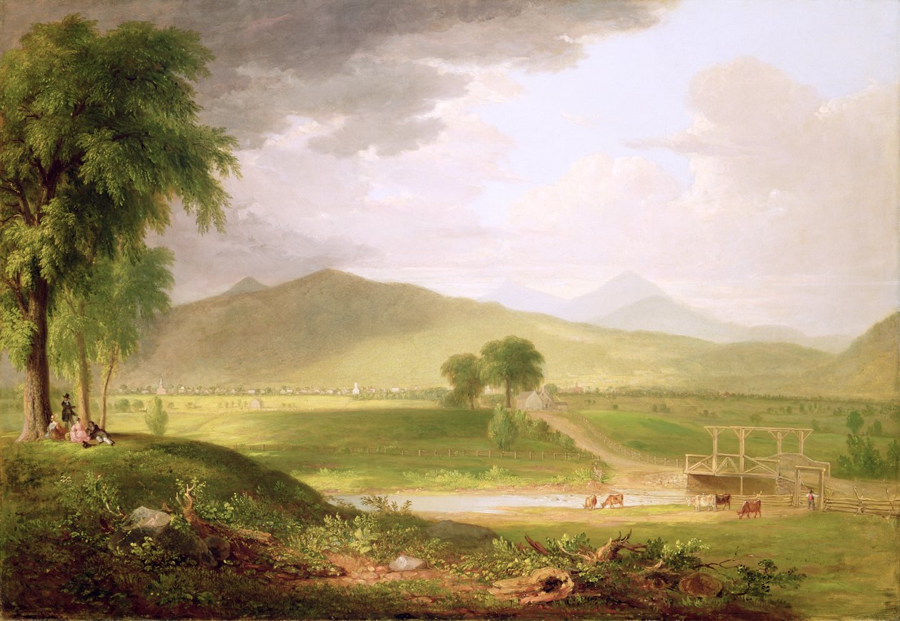 Vista de Rutland, Vermont de Asher Brown Durand