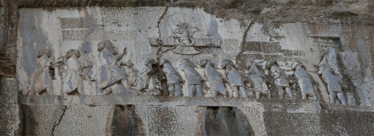 Darío I el Grande. La Inscripción de Behistún, siglo VI a.C. de Assyrian