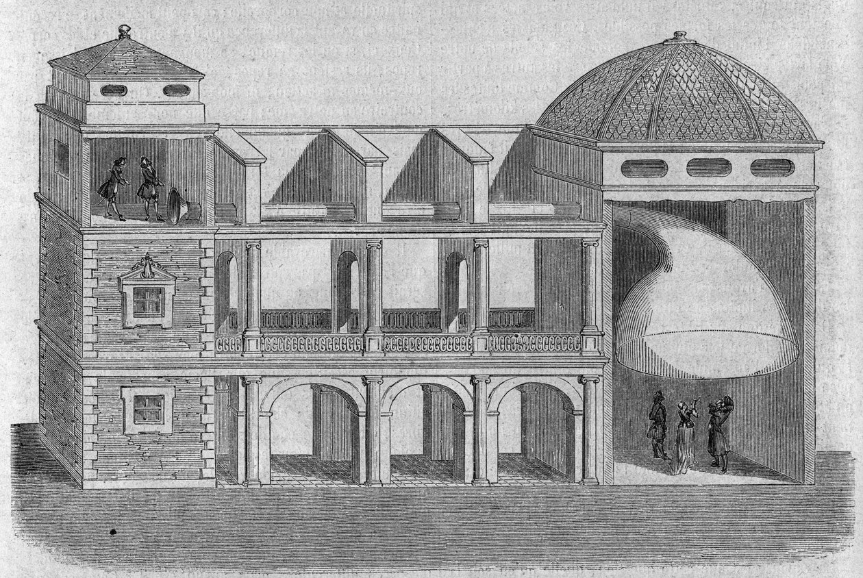 Corneta acústica inventada por Athanase Kircher de Athanasius Kircher