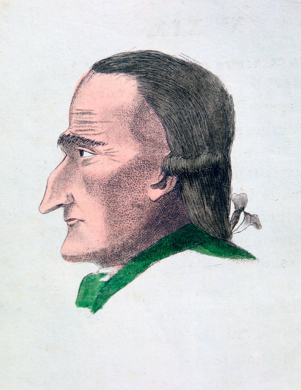 Las características faciales de un avaro, 1808 de Athanasius Kircher