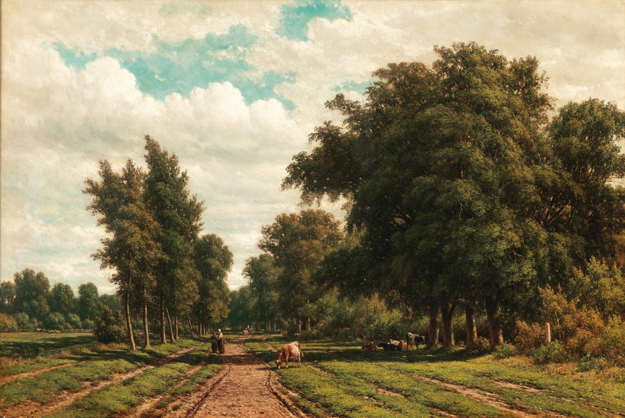 Un día de verano en Normandía de Attributed to Mikhail Clodt