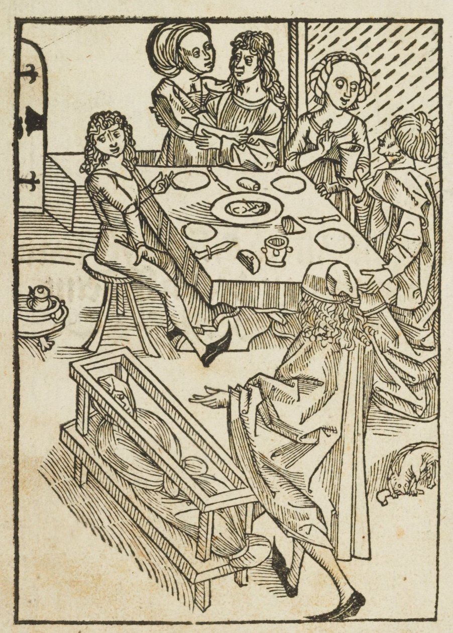Una advertencia muy sincera contra el falso amor de este mundo - 1 de attributed to Albrecht Dürer