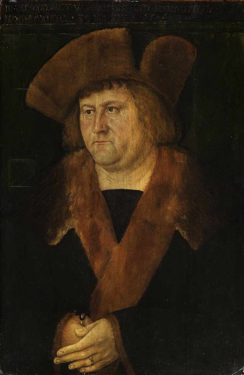 Brosamer (attr) Retrato del alcalde Hans Leitgeb 1506 de Attributed to Hans Brosamer